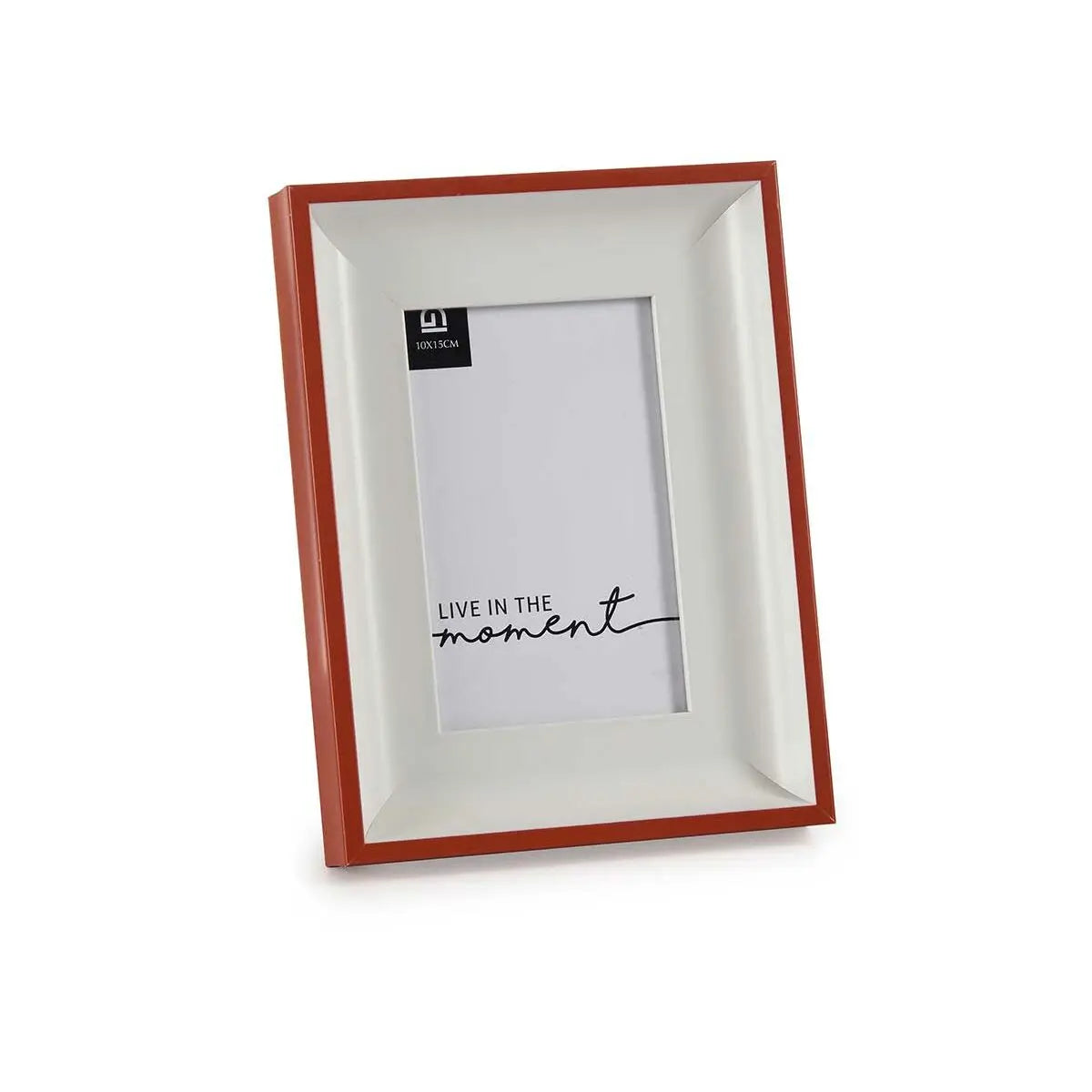 Cadre photo Verre Rouge Blanc Plastique (2,5 x 21 x 16 cm) (6 Unités) Mamm