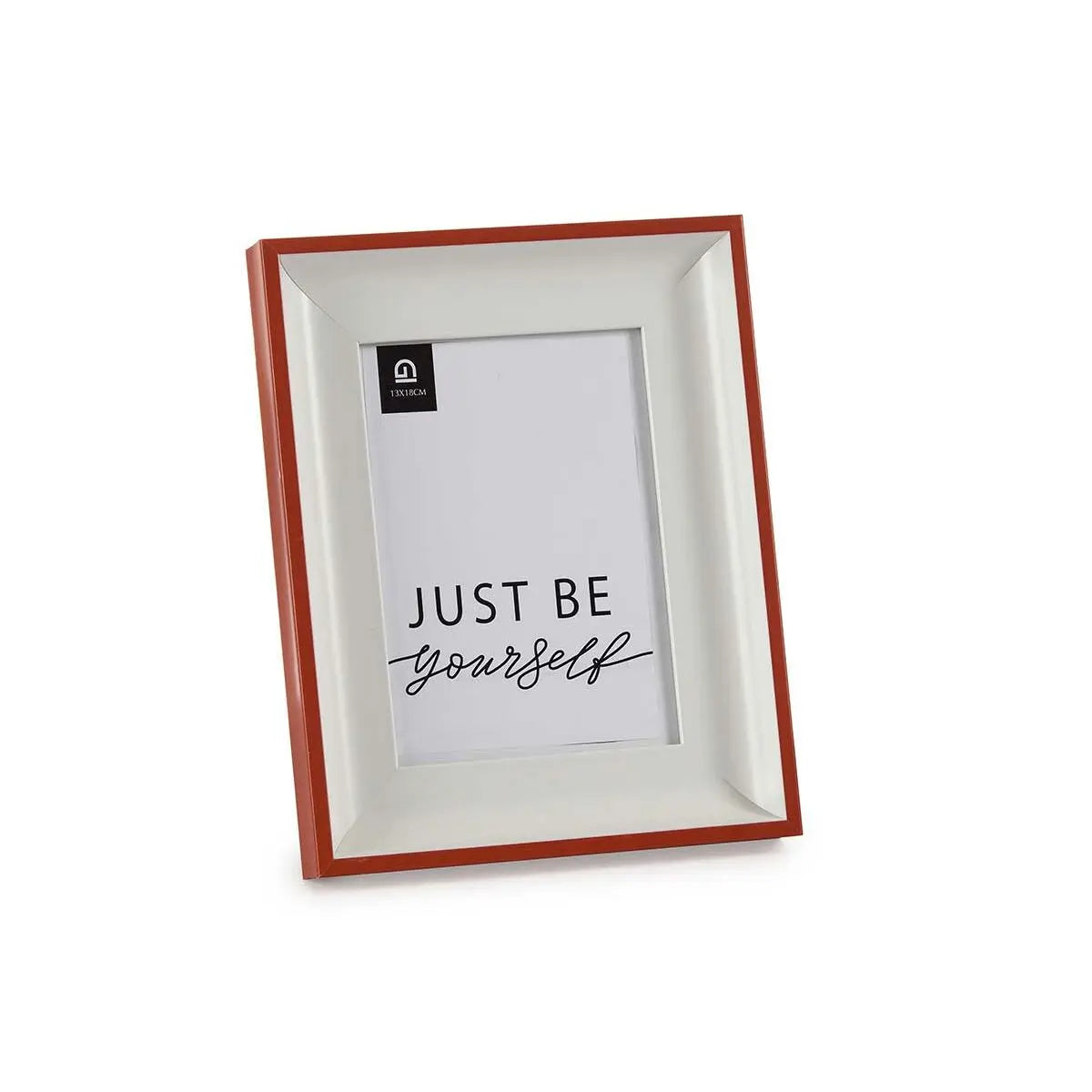 Cadre photo Verre Rouge Blanc Plastique (2,5 x 24 x 19 cm) (6 Unités) Mamm