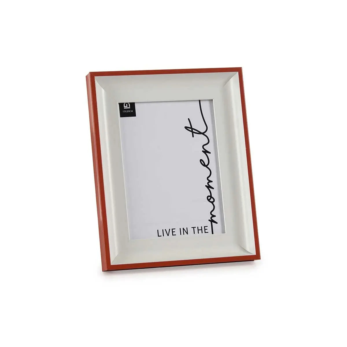 Cadre photo Verre Rouge Blanc Plastique (2,5 x 26,2 x 21 cm) (6 Unités) Mamm