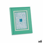 Cadre photo Verre Vert Plastique (6 Unités) (2 x 26 x 21 cm) Mamm