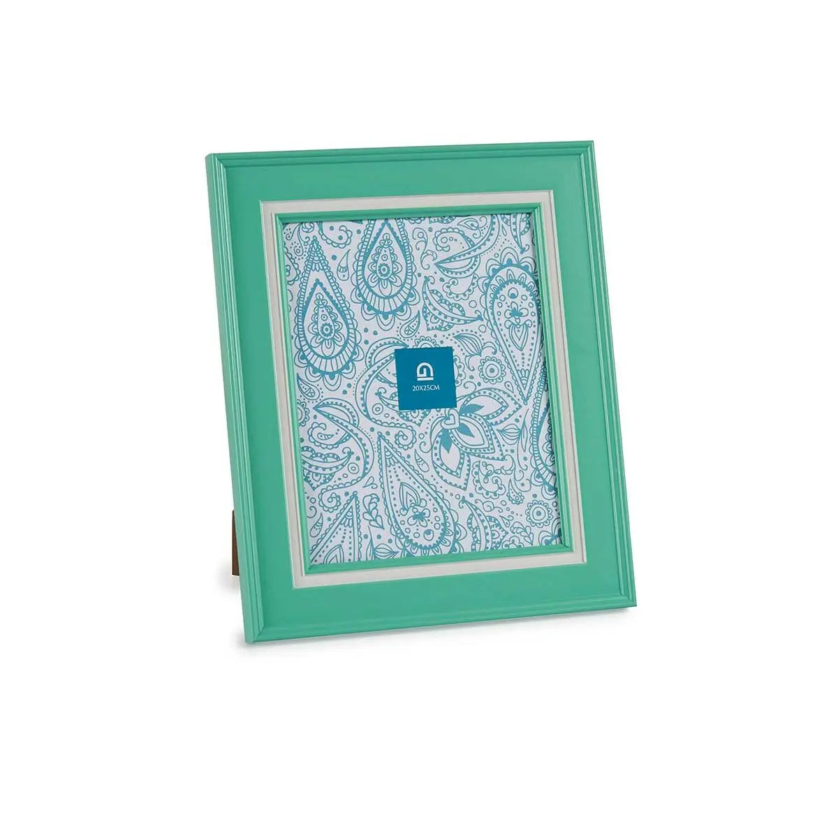 Cadre photo Verre Vert Plastique (6 Unités) (2 x 33 x 28 cm) Mamm