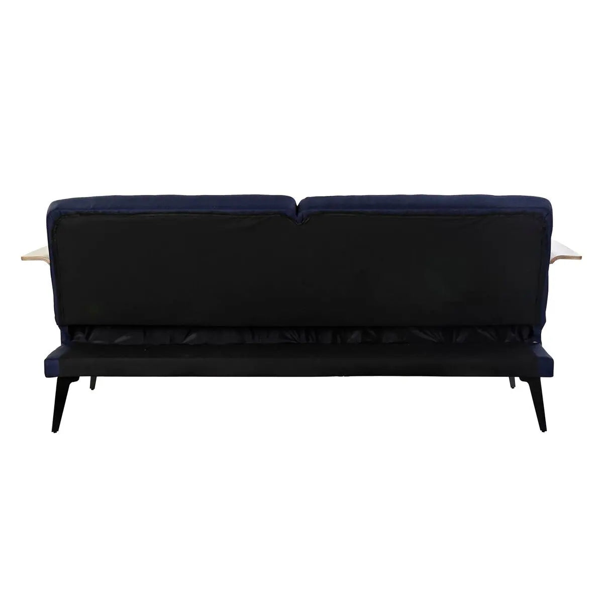 Canapé Convertible DKD Home Decor Bleu Marron Noir Métal Moderne Urbaine 203 x 87 x 81 cm Bigbuy