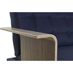 Canapé Convertible DKD Home Decor Bleu Marron Noir Métal Moderne Urbaine 203 x 87 x 81 cm Bigbuy