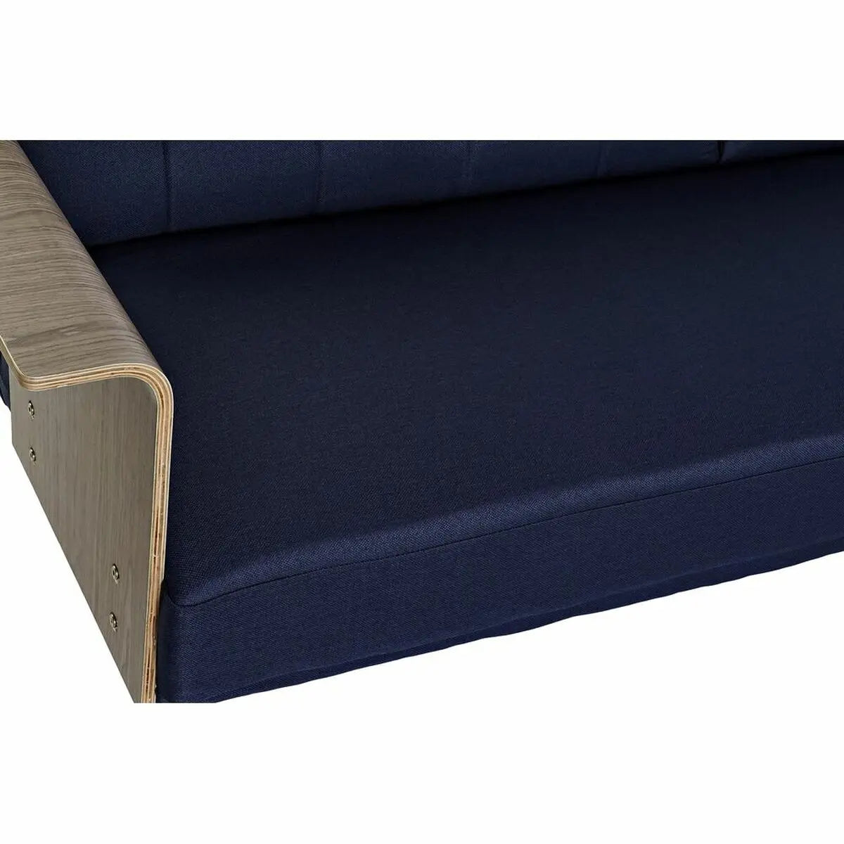 Canapé Convertible DKD Home Decor Bleu Marron Noir Métal Moderne Urbaine 203 x 87 x 81 cm Bigbuy