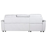 Canapé Convertible Home ESPRIT Gris clair Moderne 220 x 153 x 88 cm Bigbuy