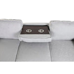 Canapé Convertible Home ESPRIT Gris clair Moderne 220 x 153 x 88 cm Bigbuy