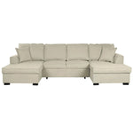 Canapé Convertible Home ESPRIT Sable Moderne 298 x 154 x 92 cm Bigbuy
