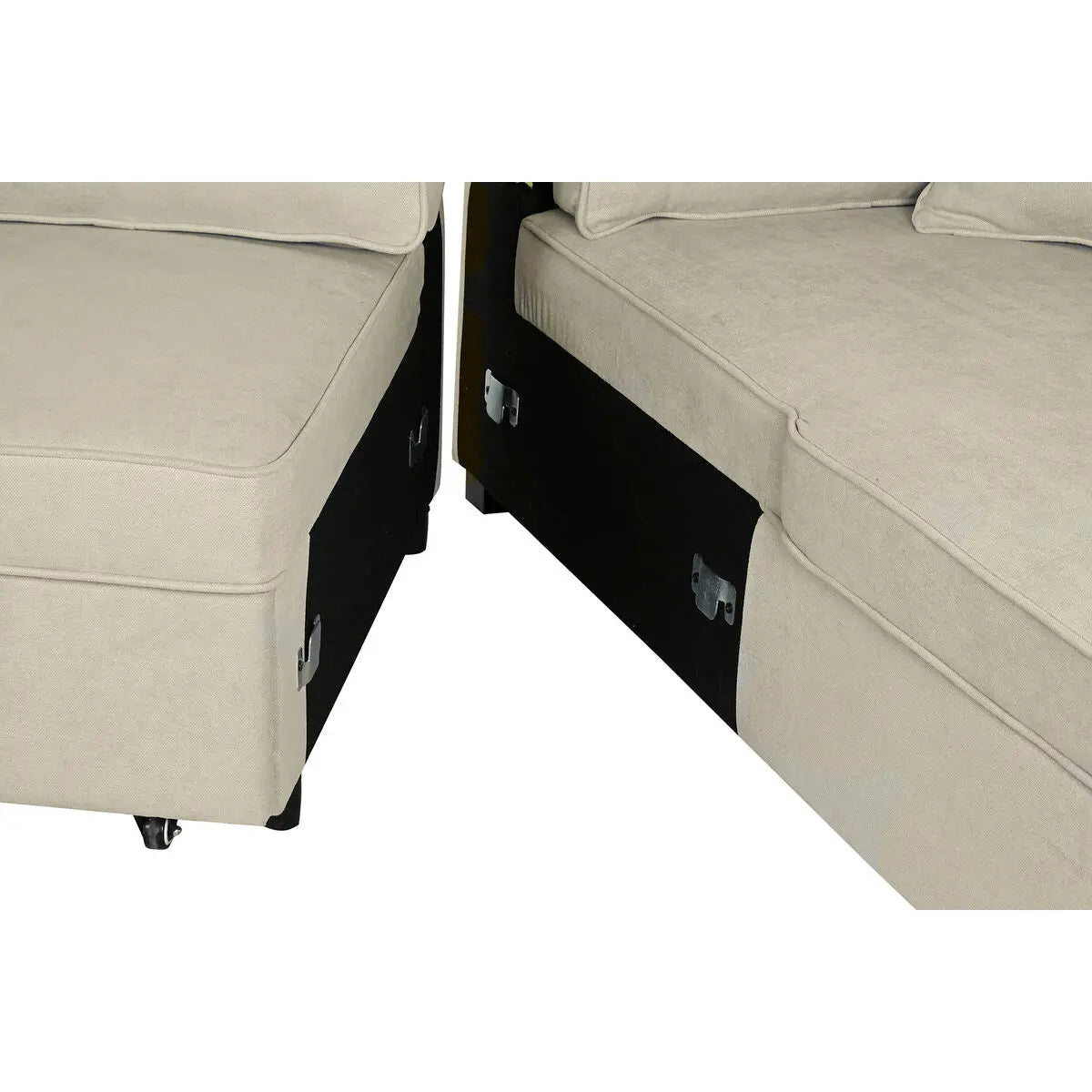 Canapé Convertible Home ESPRIT Sable Moderne 298 x 154 x 92 cm Bigbuy