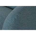 Canapé DKD Home Decor Bleu Noir Mousse Bois Métal Velours Scandi 129 x 75 x 73 cm Bigbuy