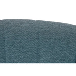 Canapé DKD Home Decor Bleu Noir Mousse Bois Métal Velours Scandi 129 x 75 x 73 cm Bigbuy