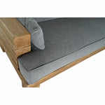Canapé DKD Home Decor Naturel Gris Polyester Aluminium Bois Recyclé (224 x 95 x 82 cm) Bigbuy
