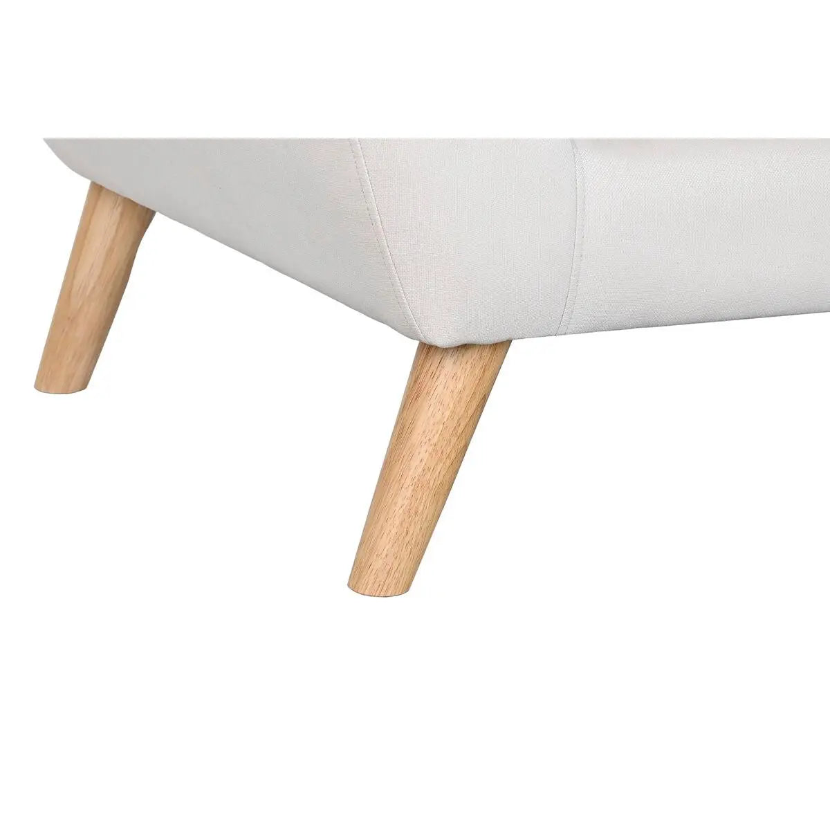 Canapé DKD Home Decor Naturel Polyester Bois d'hévéa Crème (172 x 82 x 82 cm) Bigbuy