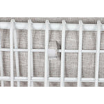 Canapé Home ESPRIT Blanc Beige Métal 180 x 66 x 66 cm Bigbuy