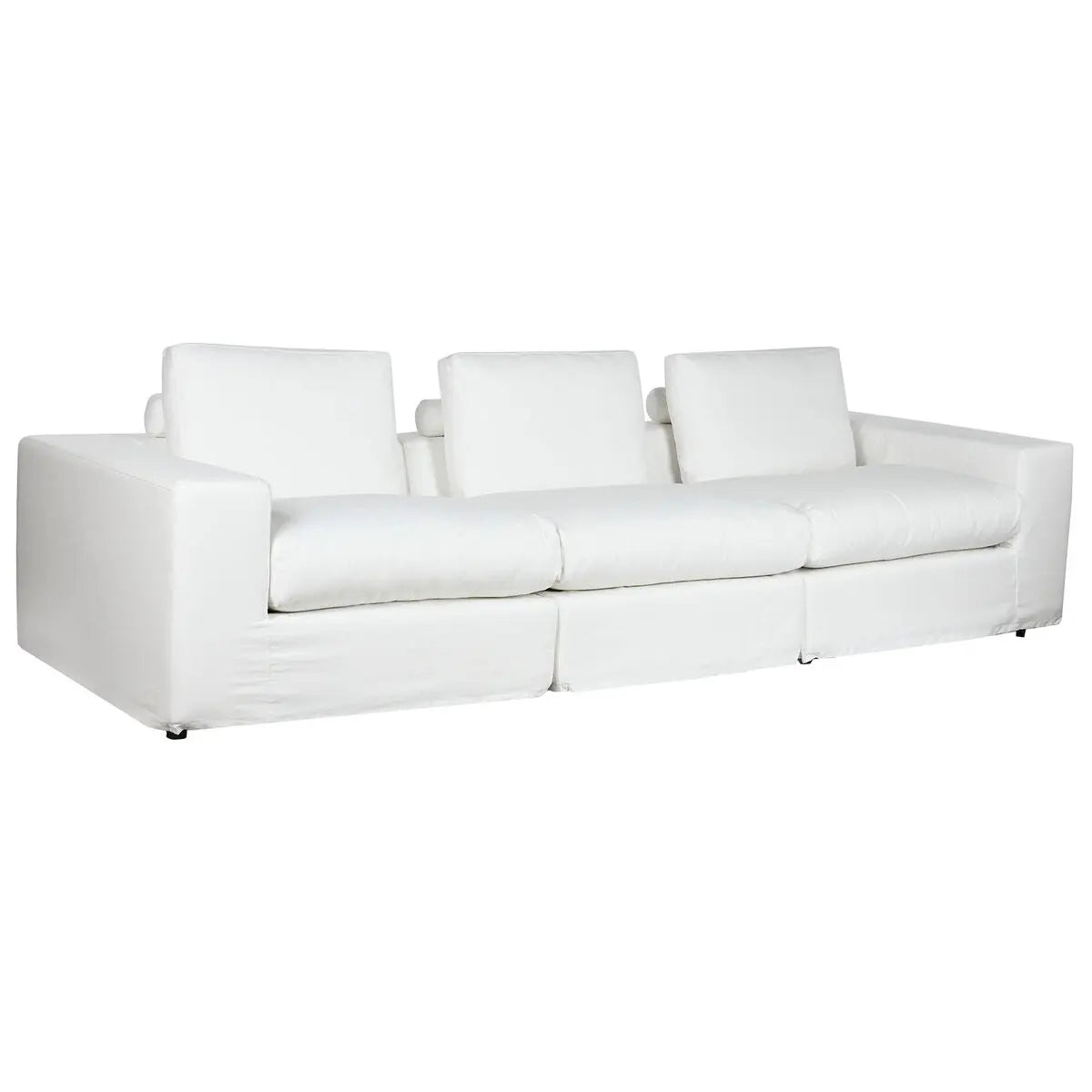 Canapé Home ESPRIT Blanc Moderne 286 x 95,5 x 57 cm Bigbuy