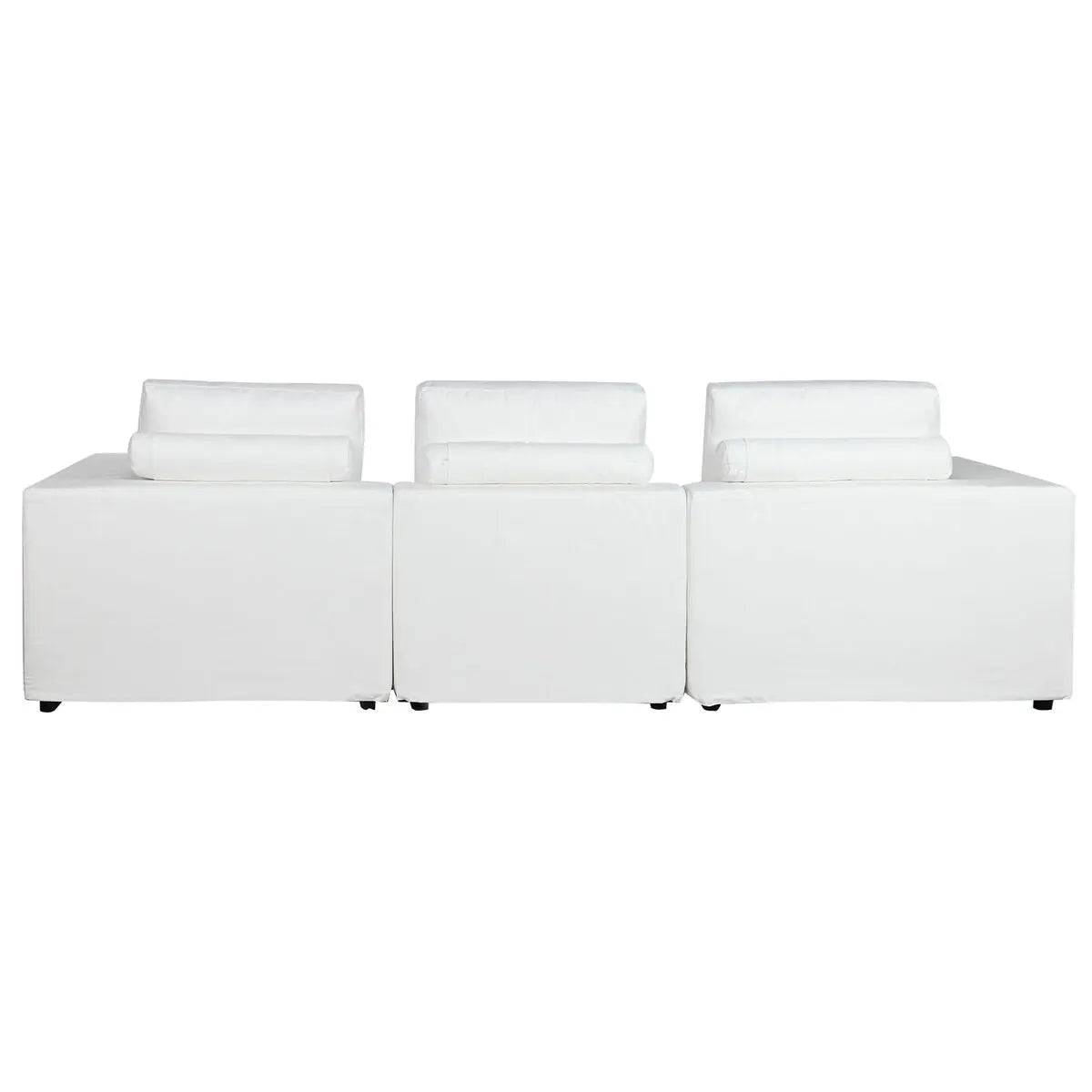 Canapé Home ESPRIT Blanc Moderne 286 x 95,5 x 57 cm Bigbuy