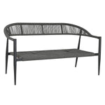 Canapé de jardin Home ESPRIT Aluminium 131 x 55 x 76 cm Bigbuy