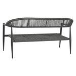Canapé de jardin Home ESPRIT Aluminium 131 x 55 x 76 cm Bigbuy