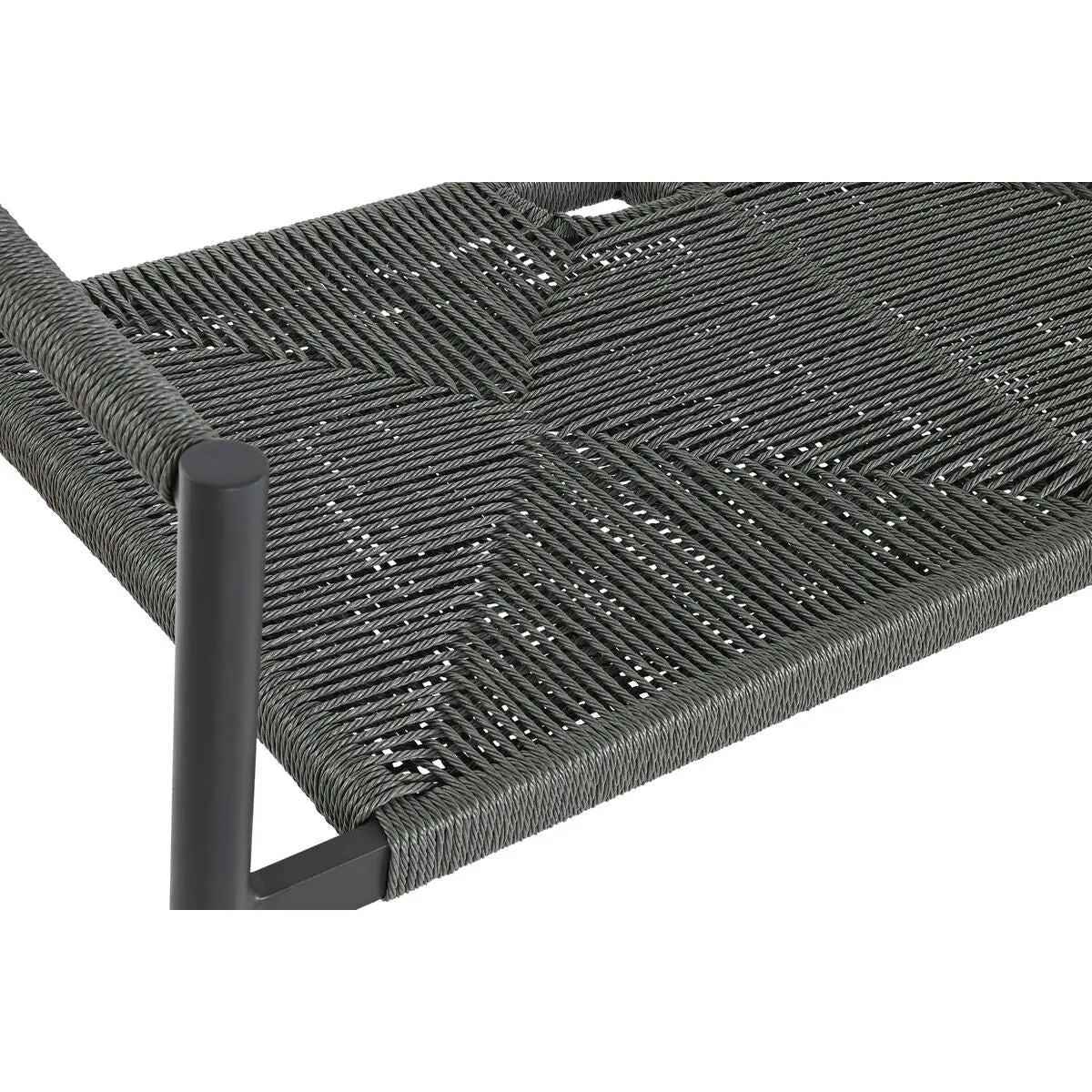 Canapé de jardin Home ESPRIT Aluminium 131 x 55 x 76 cm Bigbuy