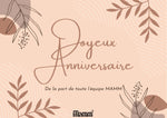 Carte-cadeau Anniversaire MAMM MAMM®