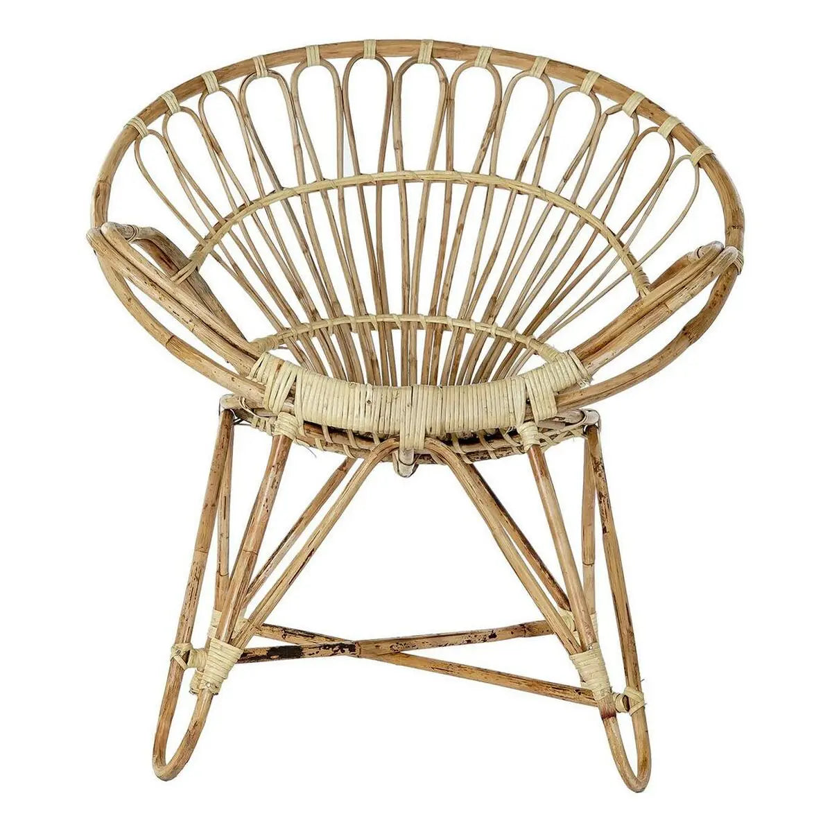 Chaise de Salle à Manger DKD Home Decor 8424001825158 Multicouleur Naturel Rotin 77 x 58 x 85 cm Bigbuy