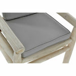 Chaise de jardin DKD Home Decor Naturel Gris clair Teck 65 x 80 x 92 cm Bigbuy