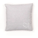 Coussin - TODAY - CHARME - Chambray x Petite broderie Constance - 40 x 40 cm Octopia