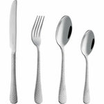 Couverts Arthur Martin AM4463 Gris Acier inoxydable 24 Pièces Mamm