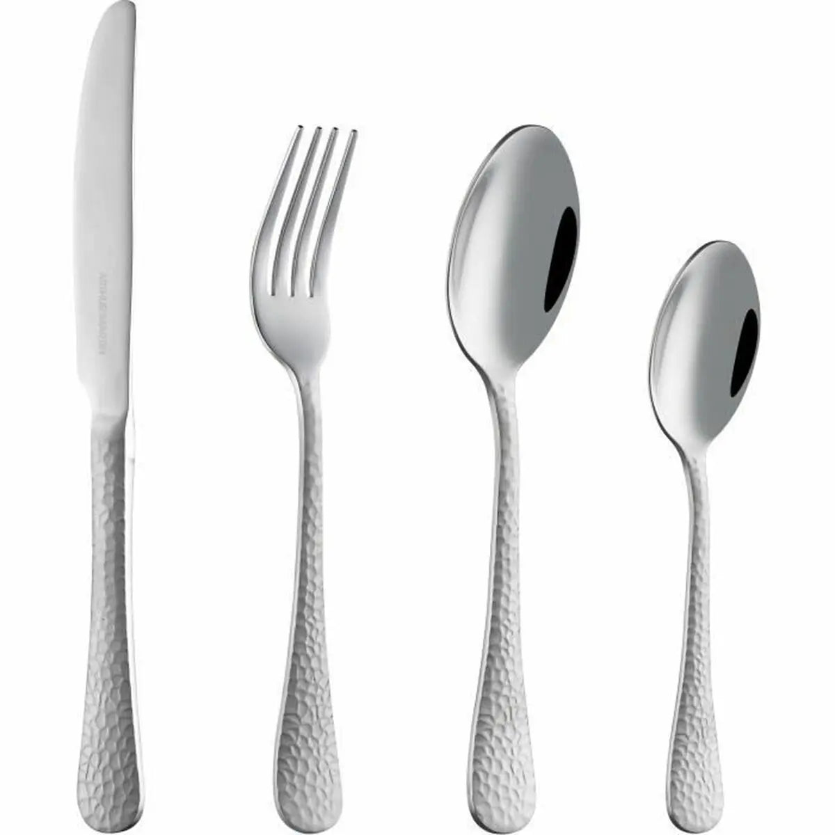 Couverts Arthur Martin AM4463 Gris Acier inoxydable 24 Pièces Mamm