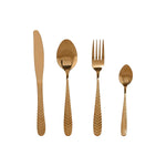 Couverts Home ESPRIT Doré Acier inoxydable 2 x 0,4 x 22,5 cm 16 Pièces Mamm