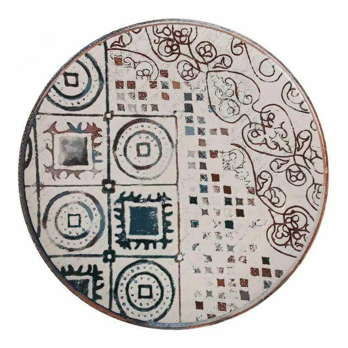 Dessous d'Assiette La Mediterránea Grecia Porcelaine (6 Unités) Bigbuy