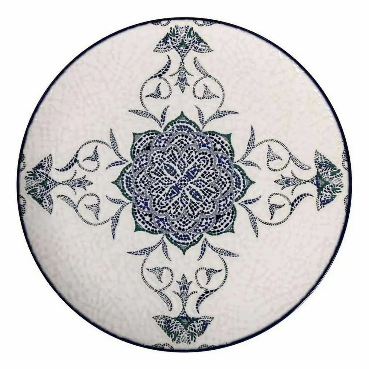 Dessous d'Assiette La Mediterránea Rosetta Porcelaine Ø 32,5 cm (6 Unités) Mamm