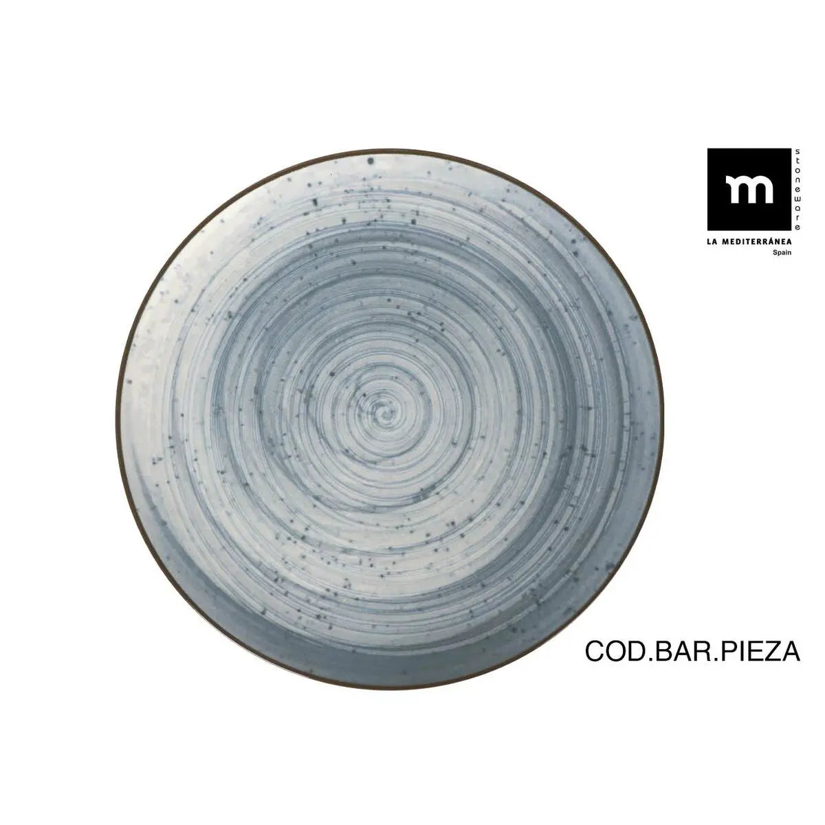 Dessous d'Assiette La Mediterránea Swirl Ø 32,5 cm (6 Unités) Bigbuy