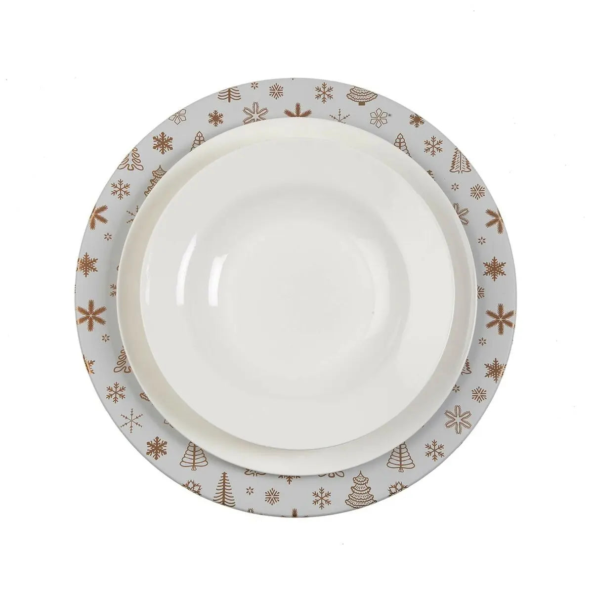 Dessous d'Assiette Versa Métal 33 x 1,5 x 33 cm Noël Mamm