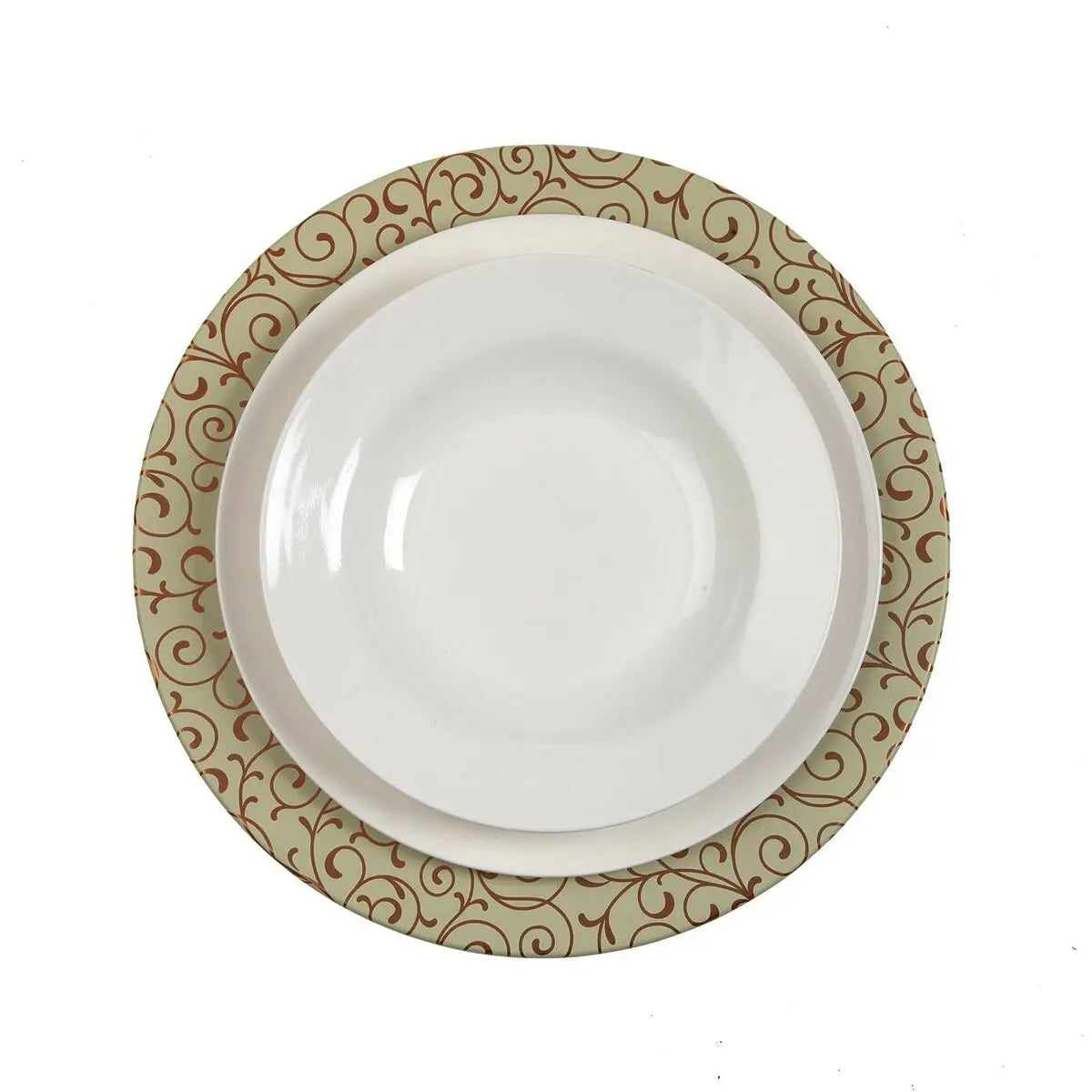 Dessous d'Assiette Versa Serpentine Métal 33 x 1,5 x 33 cm Mamm