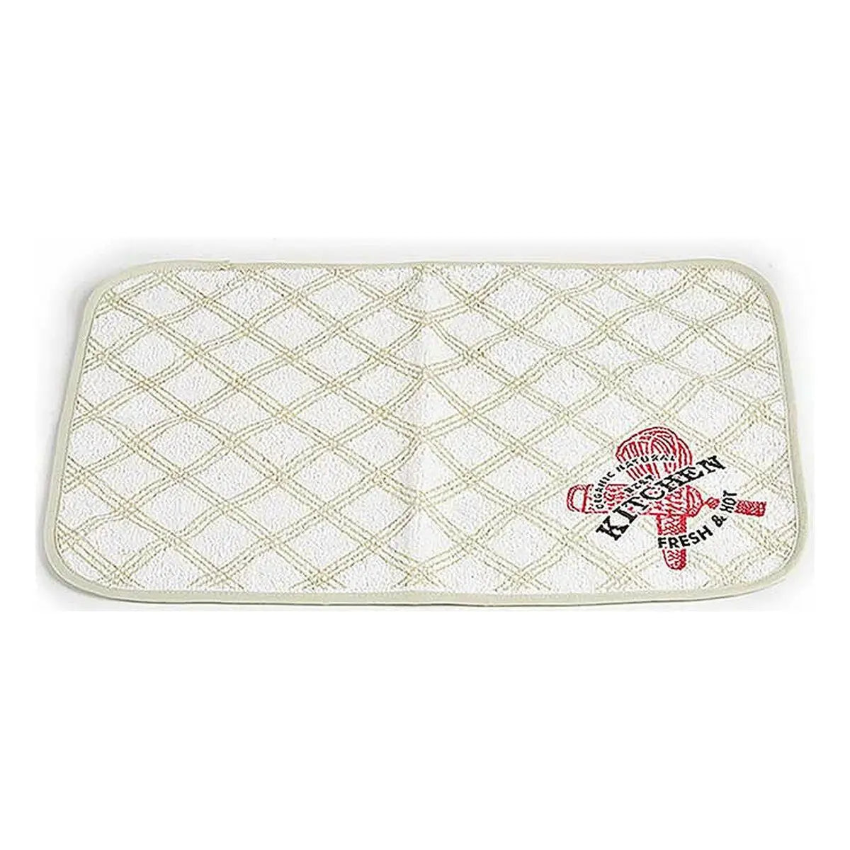 Dessous de plat 33 x 0,3 x 48 cm Blanc Vert (12 Unités) Mamm