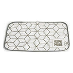 Dessous de plat 33 x 0,3 x 48 cm Gris Blanc (12 Unités) Mamm