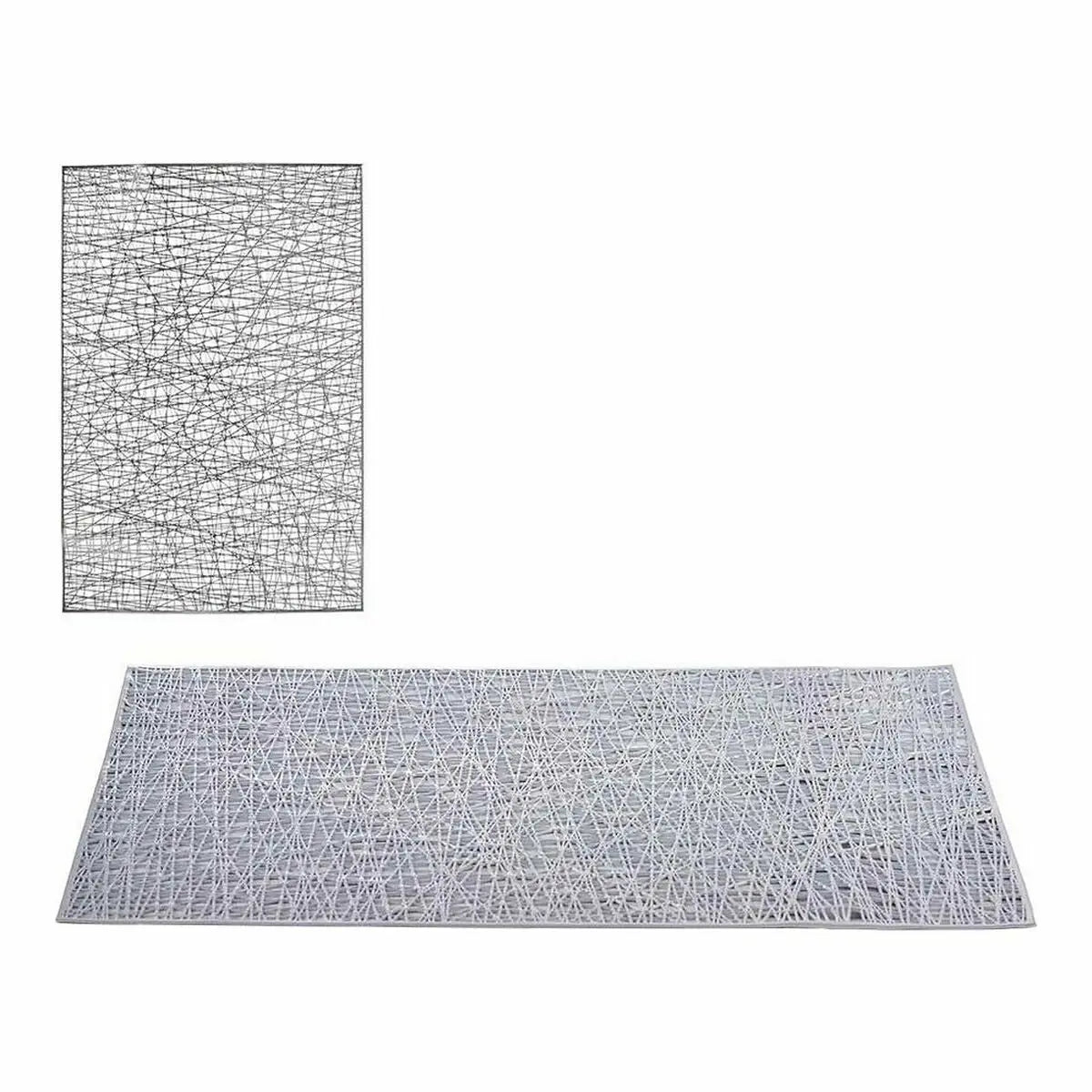 Dessous de plat Argenté Plastique (45 x 0,01 x 30 cm) (12 Unités) Mamm