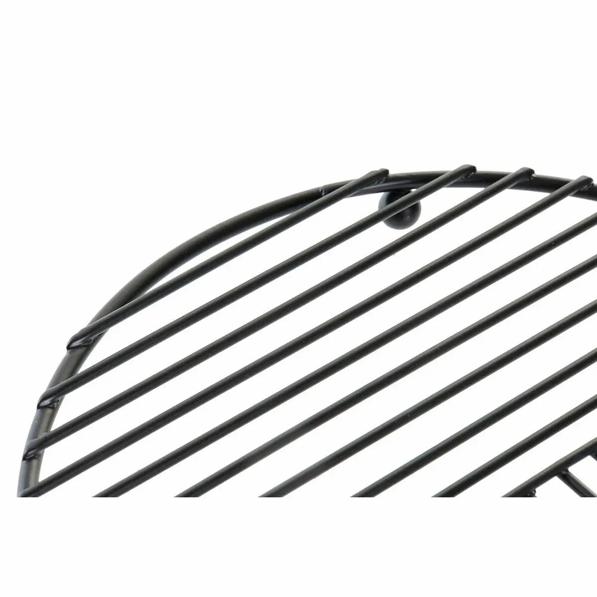 Dessous de plat DKD Home Decor Grille Noir Métal 20 x 20 x 1,5 cm Mamm