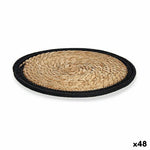Dessous de plat Naturel Noir 30 x 1 x 30 cm (48 Unités) Mamm