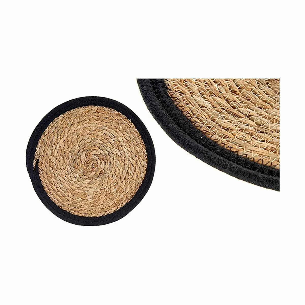 Dessous de plat Naturel Noir 30 x 1 x 30 cm (48 Unités) Mamm