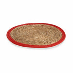 Dessous de plat Naturel Rouge 35 x 1 x 35 cm (48 Unités) Mamm