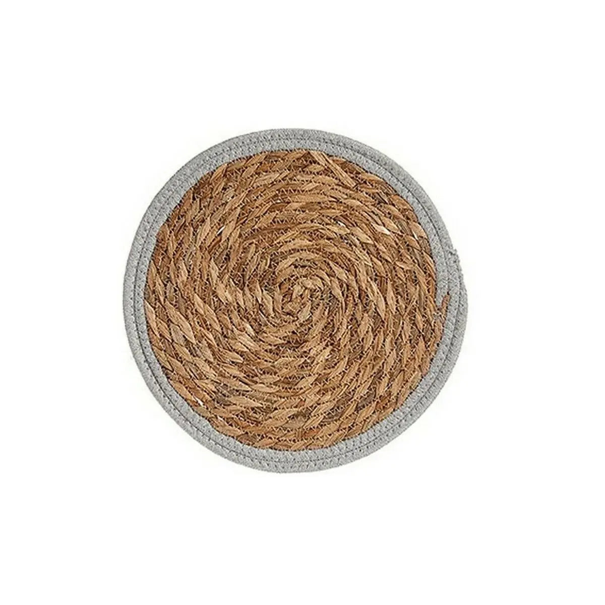 Dessous de plat Ø 30 cm Naturel Gris Fibre naturelle (48 Unités) Mamm