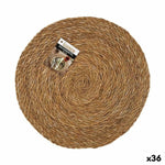 Dessous de plat Privilege Algues marines Marron Ø 30 cm (36 Unités) Mamm