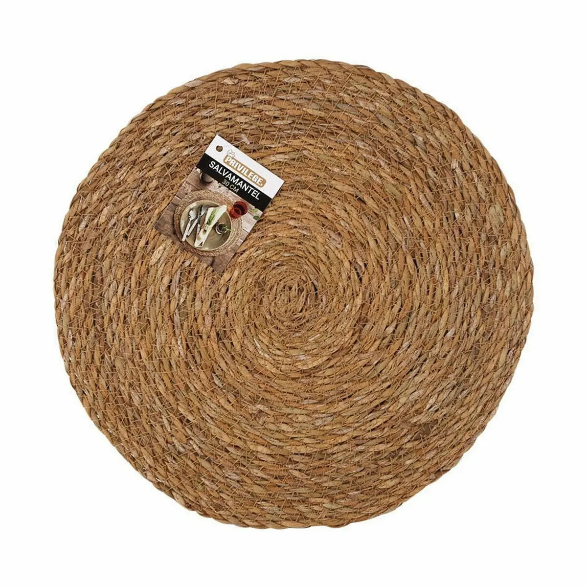Dessous de plat Privilege Algues marines Marron Ø 30 cm (36 Unités) Mamm