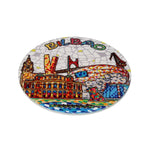 Dessous de plat Versa Bilbao Liège Céramique 20 X 0,6 X 20 CM Mamm