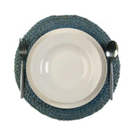 Dessous de plat Versa Bleu 35 x 1 x 35 cm Jute Mamm