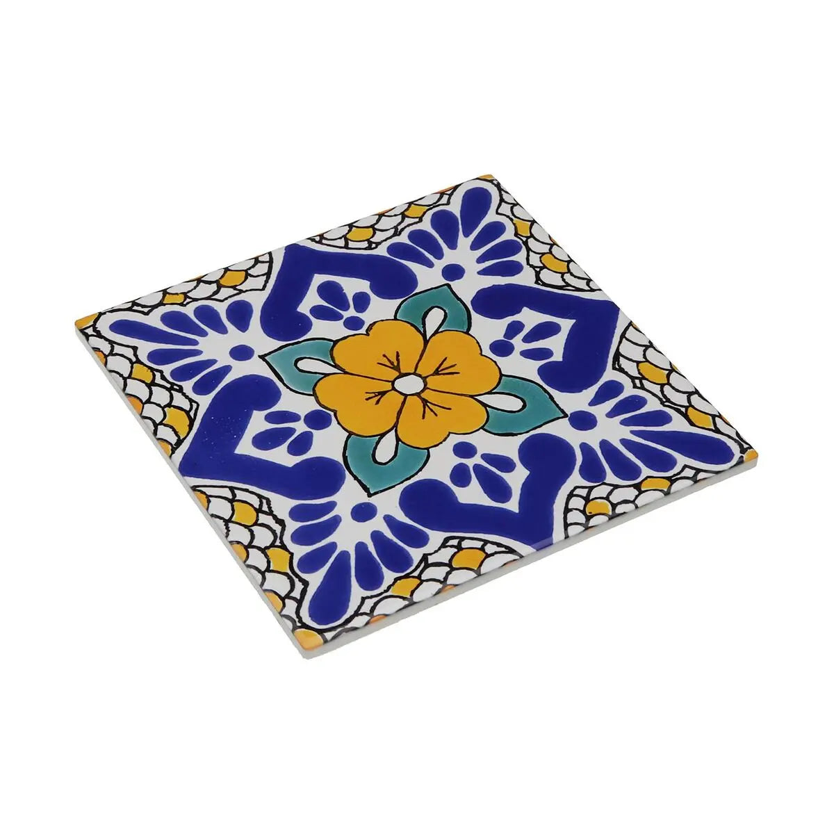 Dessous de plat Versa Bleu Liège Céramique Carrelage 20 X 0,6 X 20 CM Mamm