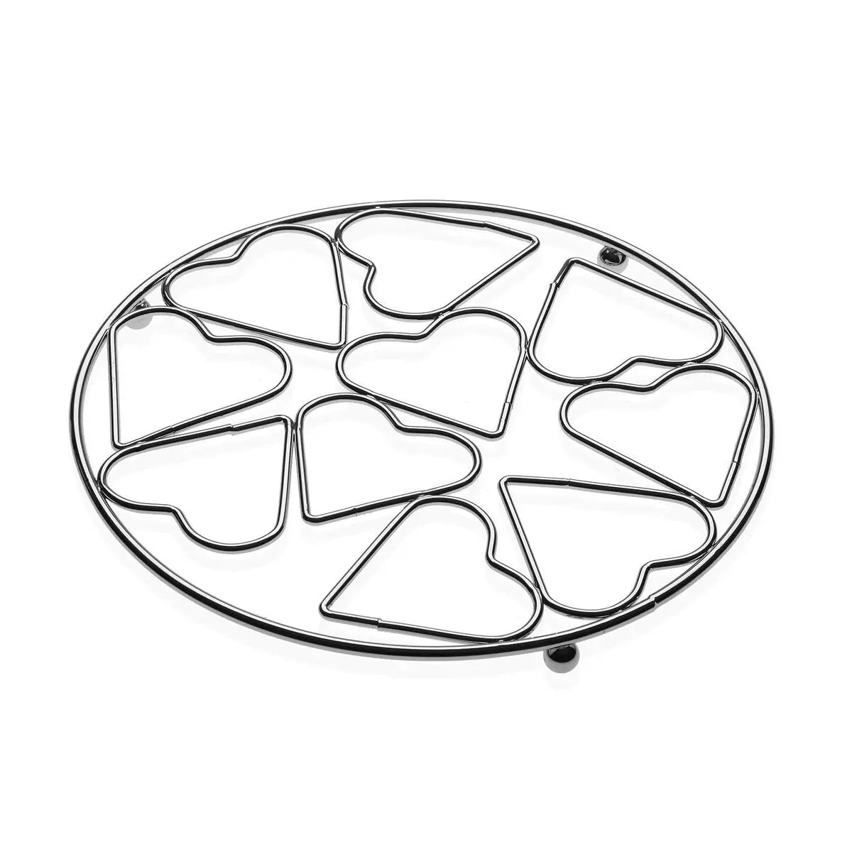 Dessous de plat Versa Coeurs Métal Acier (20 x 1 x 20 cm) Mamm