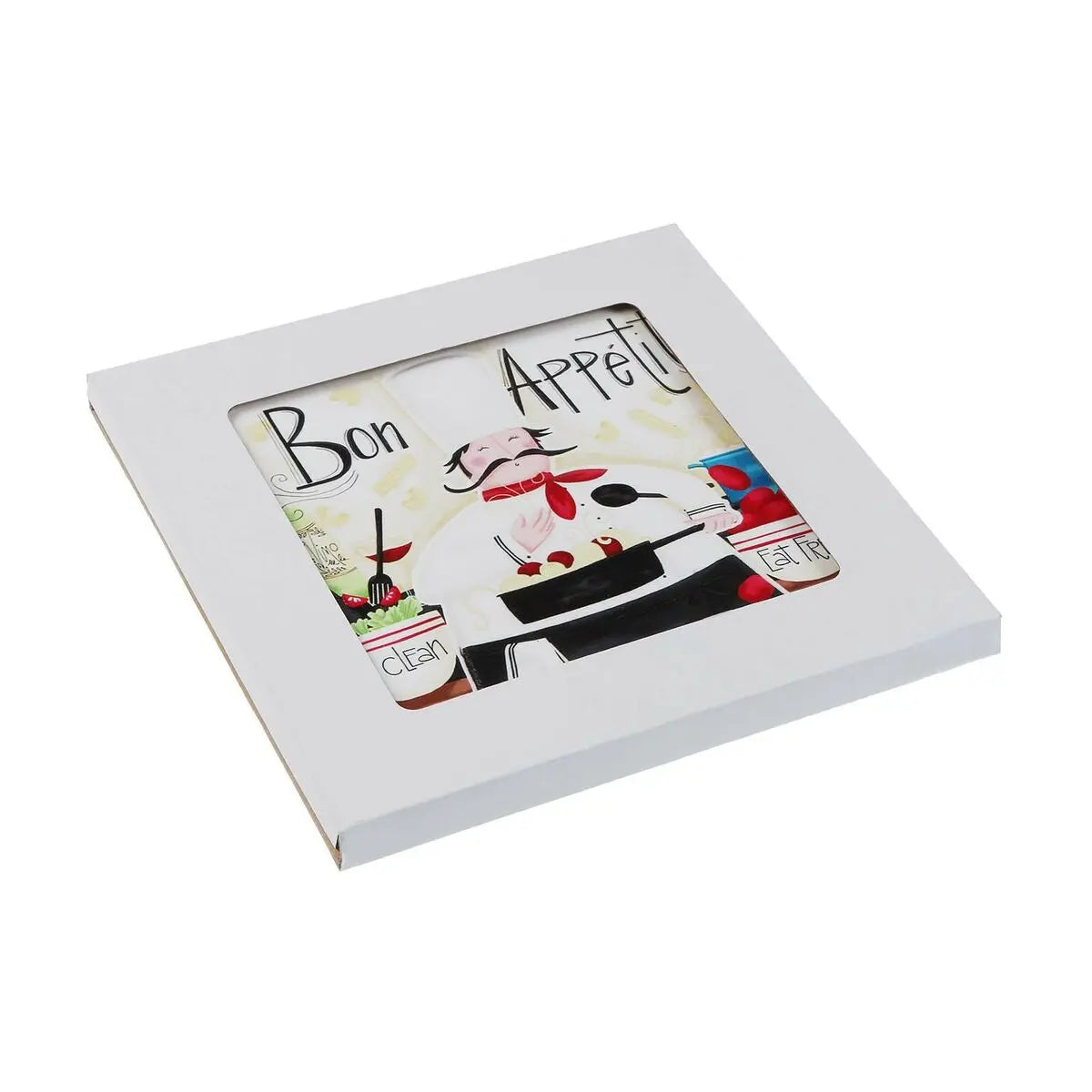 Dessous de plat Versa Cuisinier Liège Céramique 20 x 20 cm Mamm