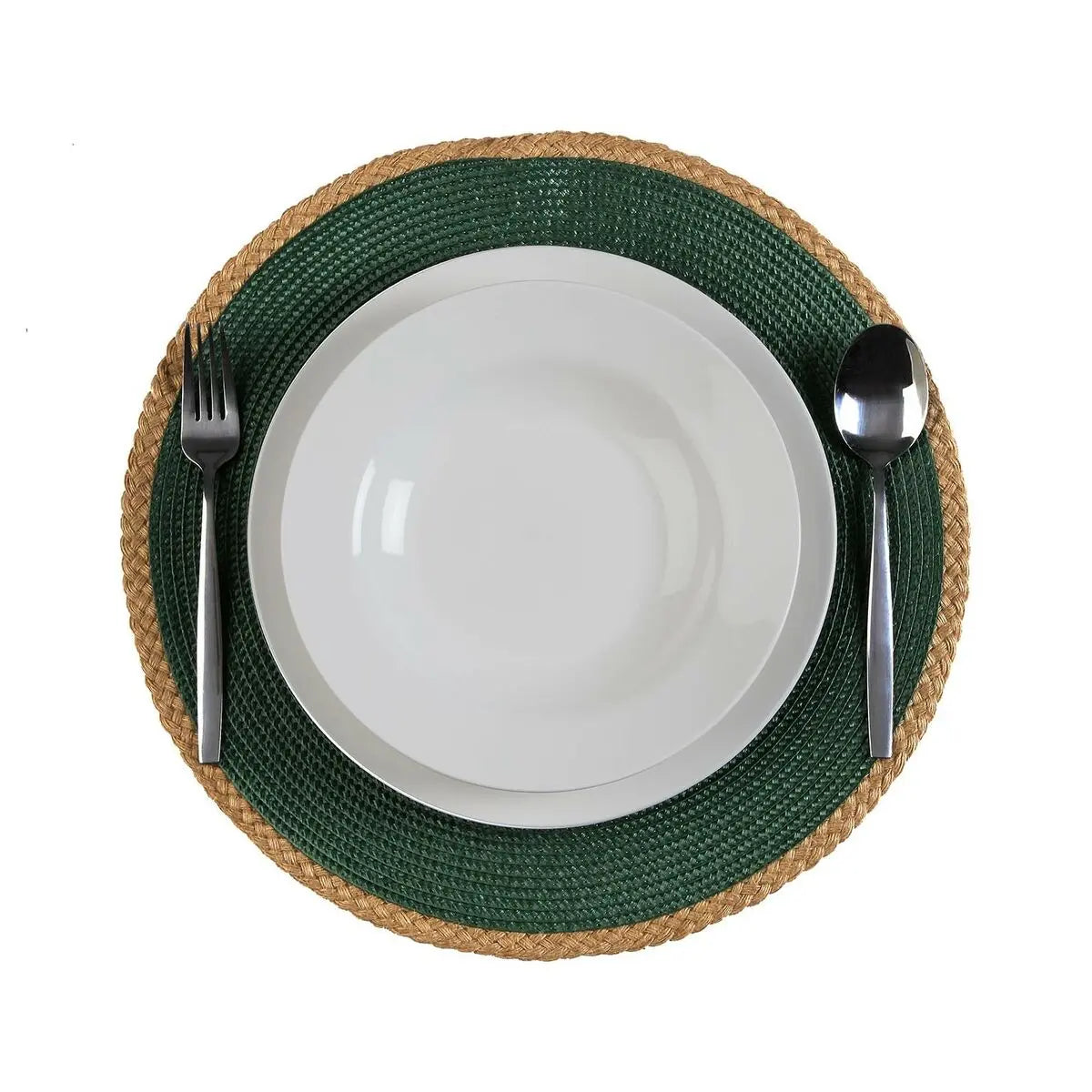 Dessous de plat Versa Vert Jute polypropylène Jacinthe d'eau 38 x 38 cm Mamm